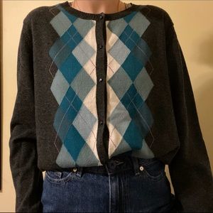 Argyle Cardigan